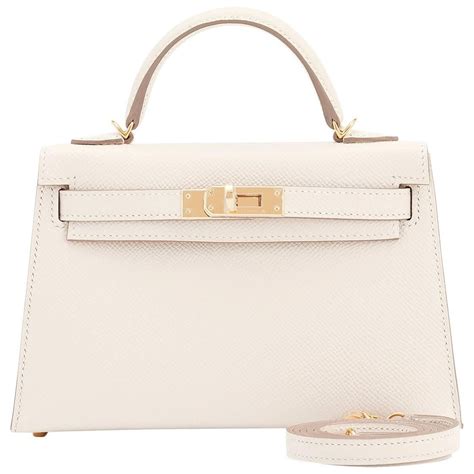 hermes kelly mini white|Hermes mini kelly for sale.